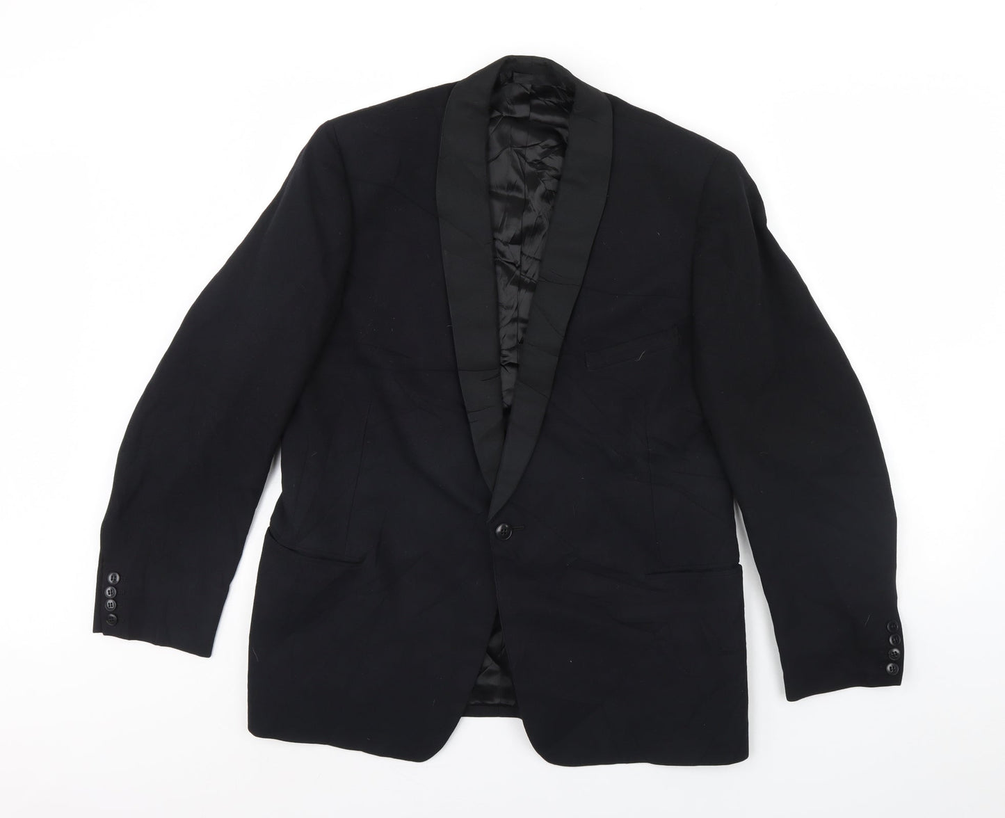 Mens UK Size 40 Preworn Black Jacket