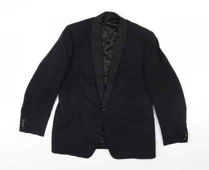 Mens UK Size 40 Preworn Black Jacket
