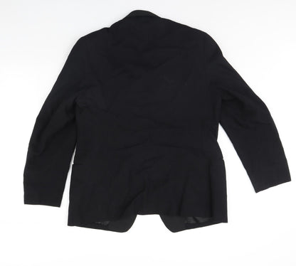 Mens UK Size 40 Preworn Black Jacket
