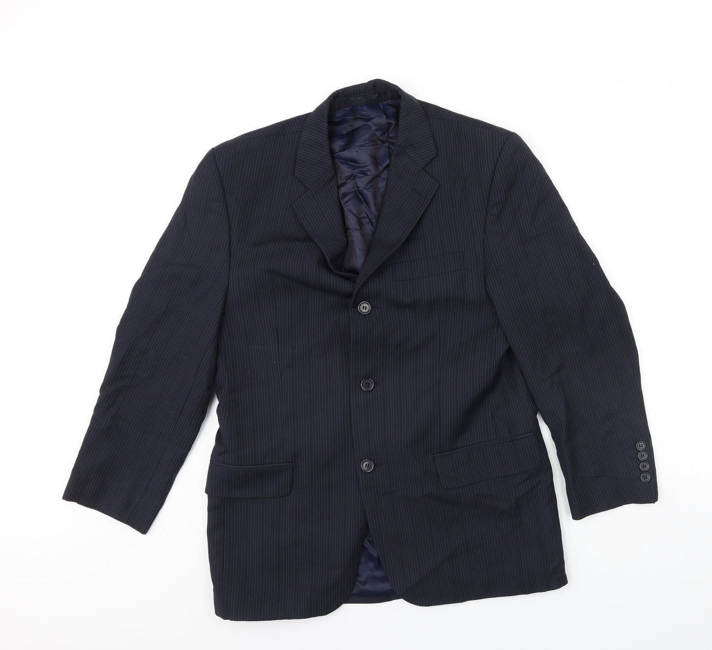 Mens UK Size 38 Daniel Hetcher Blue Jacket