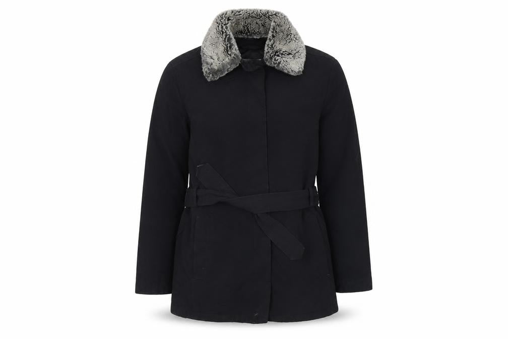 Womens UK Size 8 NEXT Black Rain Coat