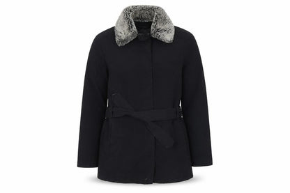 Womens UK Size 8 NEXT Black Rain Coat