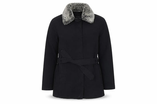 Womens UK Size 8 NEXT Black Rain Coat
