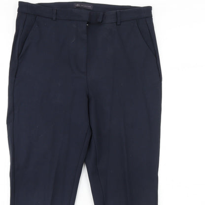 Womens UK Size 16 M&S Regular Fit Dress Pants Blue Trousers