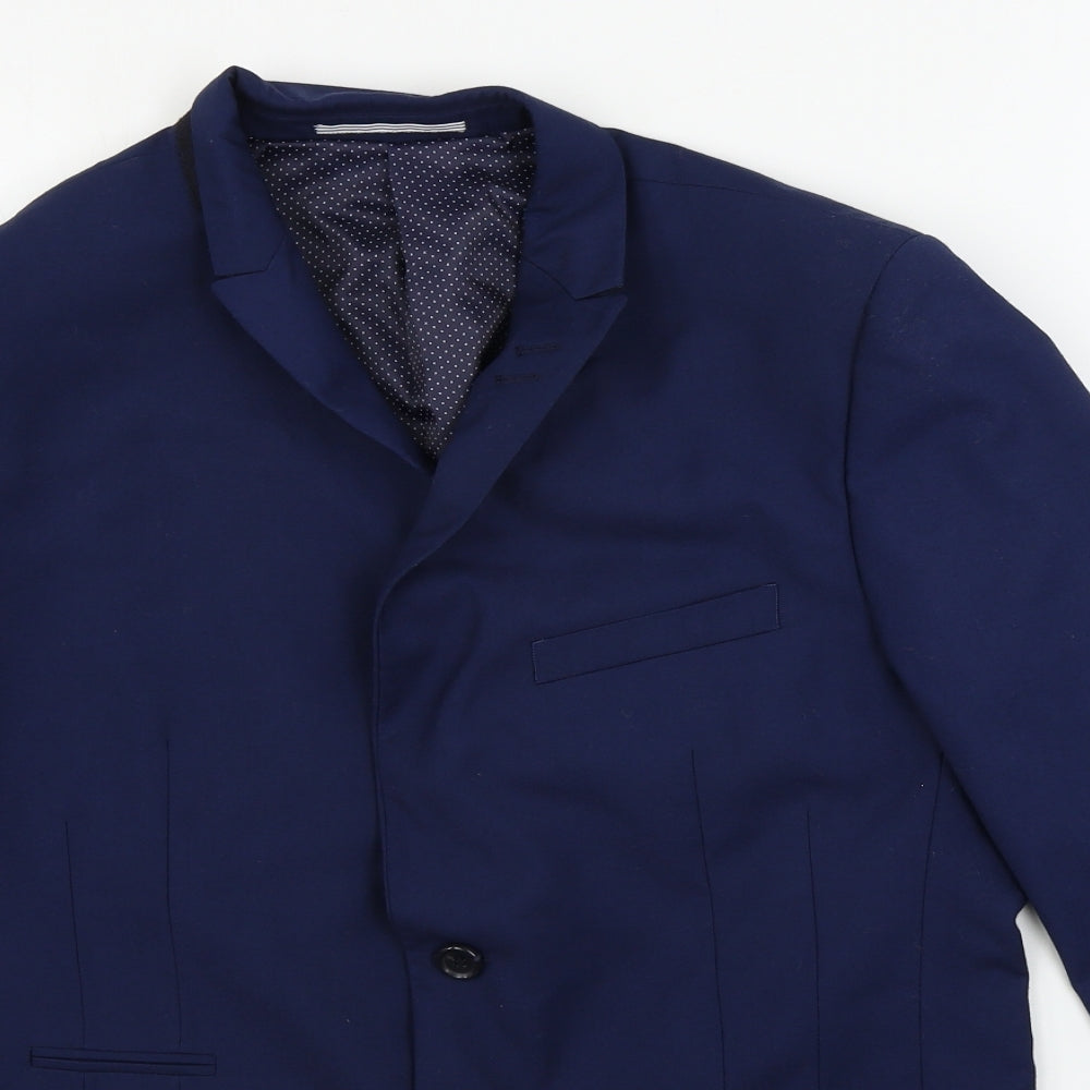 Mens UK Size L Skopes Regular Blue Suit Jacket