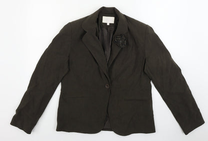 Womens UK Size 16 EVIE Regular Brown Blazer