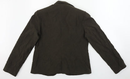 Womens UK Size 16 EVIE Regular Brown Blazer