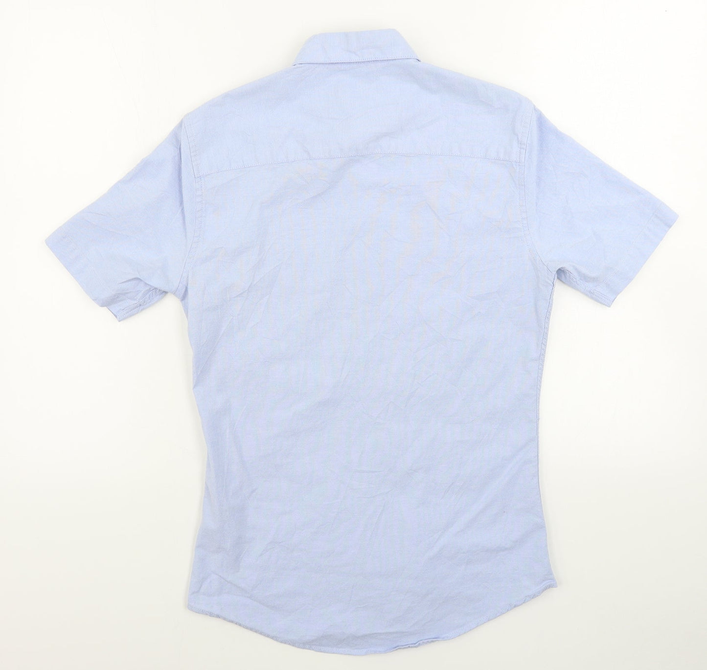 Topman Mens Blue    Button-Up Size S