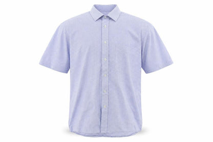 Mens UK Size M Tom Hagan Blue  Button-Up Long Sleeve Casual Shirt