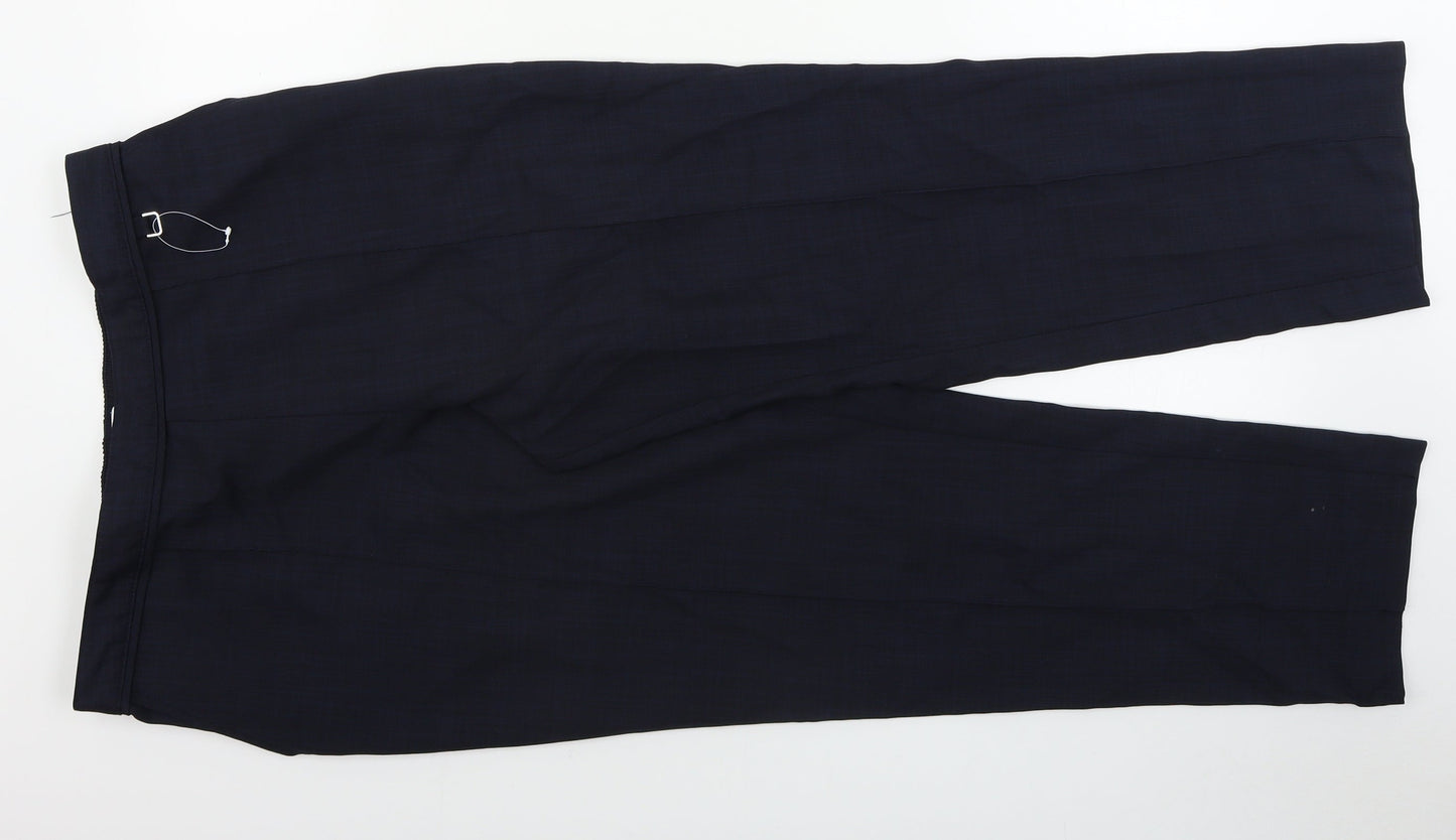 Classic Womens Blue   Trousers  Size 14 L25.5 in