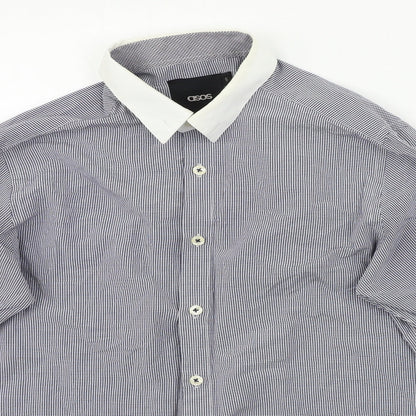 ASOS Mens Blue Check   Dress Shirt Size S