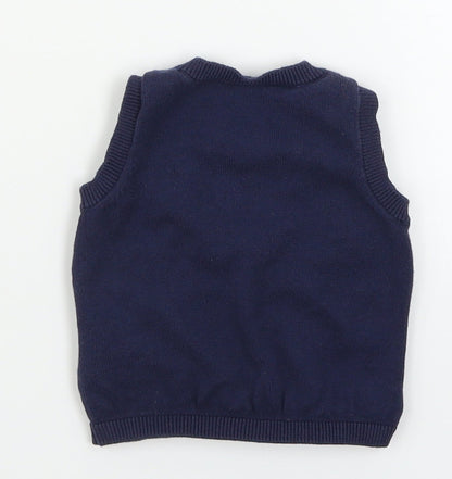 Mother Care Baby Blue Geometric  Jacket  Size 3-6 Months