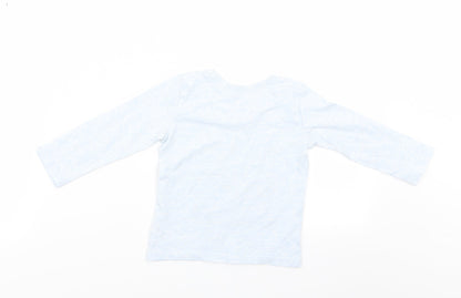 George Boys Blue   Pullover T-Shirt Size 9-12 Months  - George Toddler Top