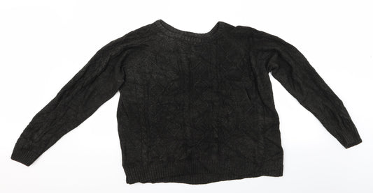 George Mens Black   Pullover Jumper Size L  - George Jumper