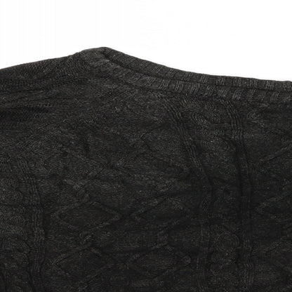 George Mens Black   Pullover Jumper Size L  - George Jumper