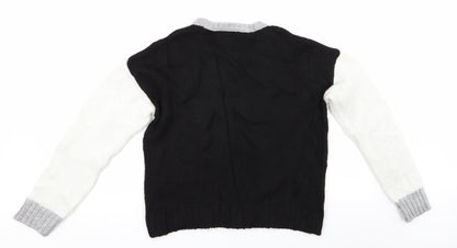 Womens UK Size 8 Select Multicoloured Pullover Jumper