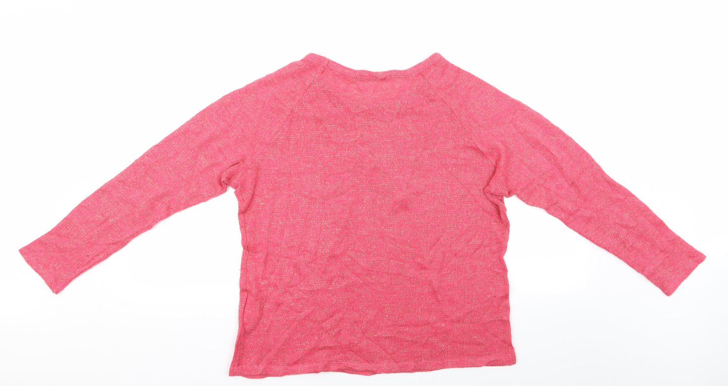 Womens UK Size 14 Atmosphere Pink Pullover Jumper