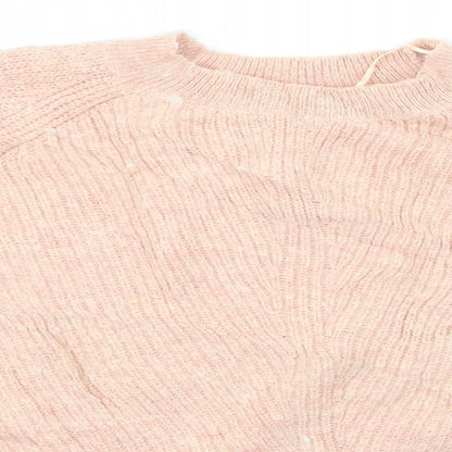 Womens UK Size L Marks and Spencer Pink Pullover Jumper
