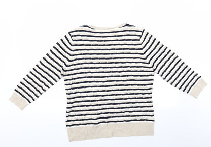Womens UK Size  Preworn Multicoloured Pullover Jumper
