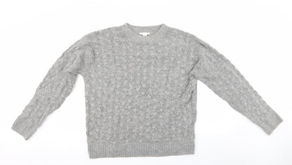 Womens UK Size M H&M Grey Pullover Jumper