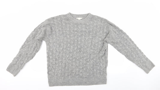 Womens UK Size M H&M Grey Pullover Jumper