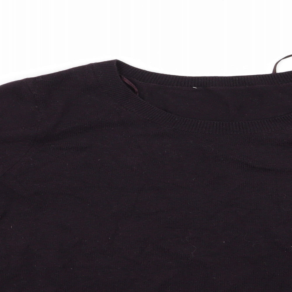 Womens UK Size 10 Preworn Purple Pullover Jumper