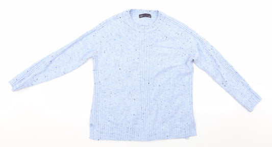 Womens UK Size S Marks and Spencer Blue Pullover Jumper