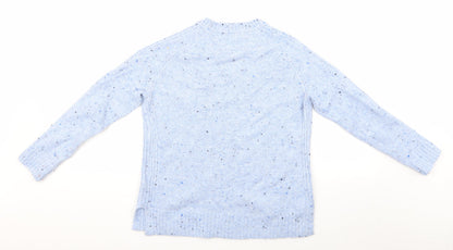 Womens UK Size S Marks and Spencer Blue Pullover Jumper
