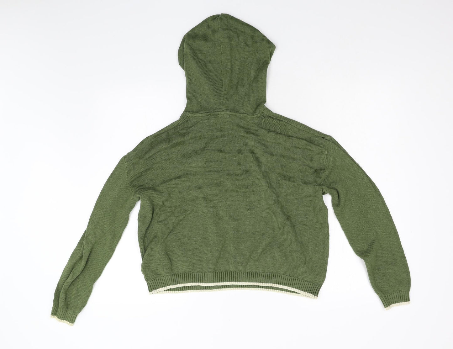 Womens UK Size M H&M Green Pullover Jumper