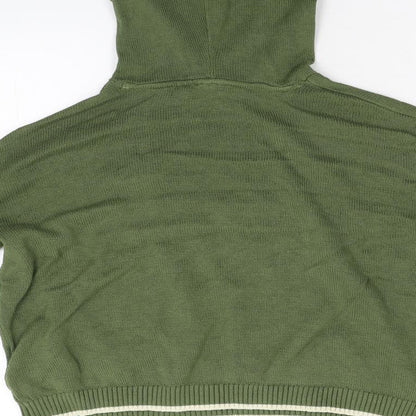 Womens UK Size M H&M Green Pullover Jumper