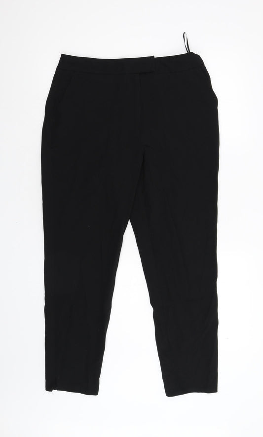 F&F Womens Black   Trousers  Size 10 L27 in