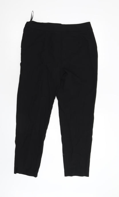 Womens UK Size 10 F&F Regular Fit  Black Trousers