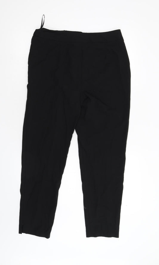 F&F Womens Black   Trousers  Size 10 L27 in