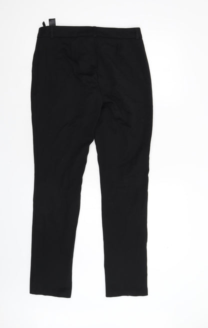 Womens UK Size 10 M&S Regular Fit  Black Trousers