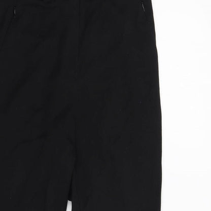 Womens UK Size 10 M&S Regular Fit  Black Trousers