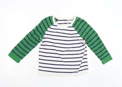 TU Womens Multicoloured Striped Knit Pullover Jumper Size 10