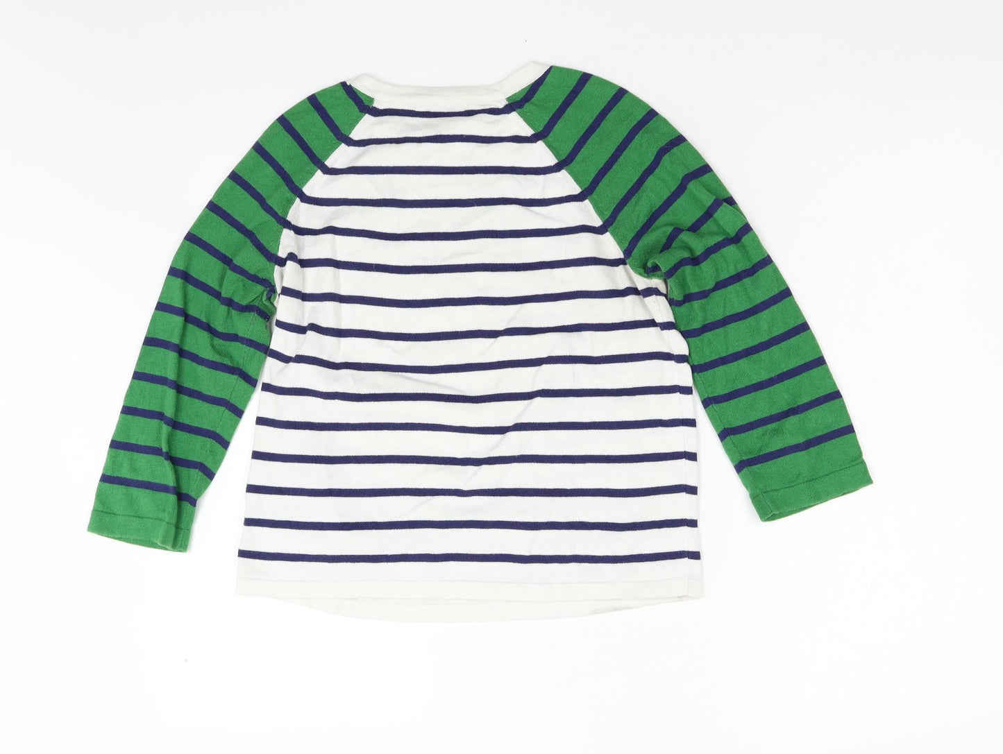 TU Womens Multicoloured Striped Knit Pullover Jumper Size 10