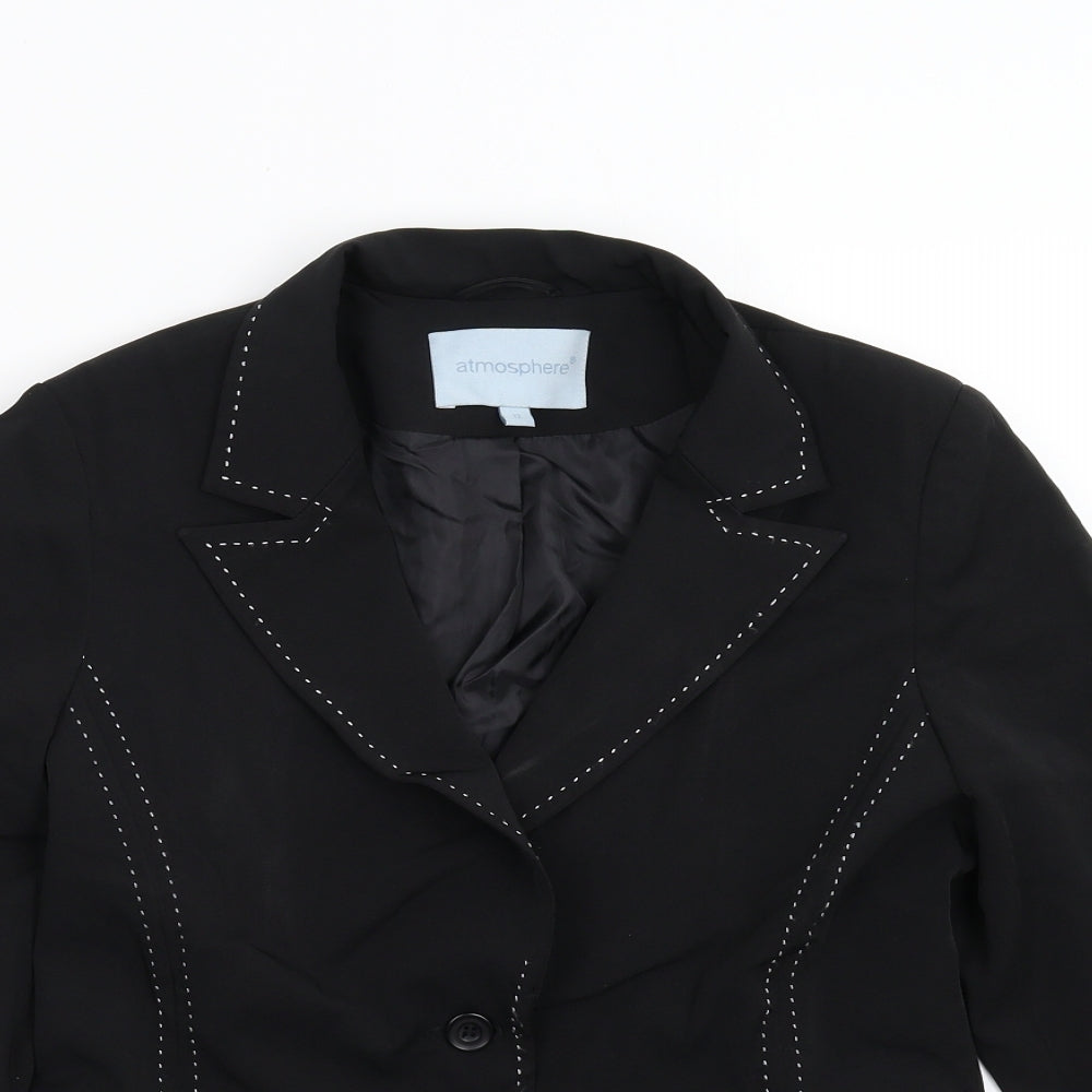 Primark Womens Black   Jacket Suit Jacket Size 12