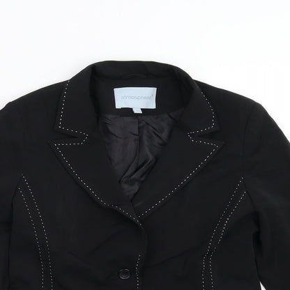 Primark Womens Black   Jacket Suit Jacket Size 12