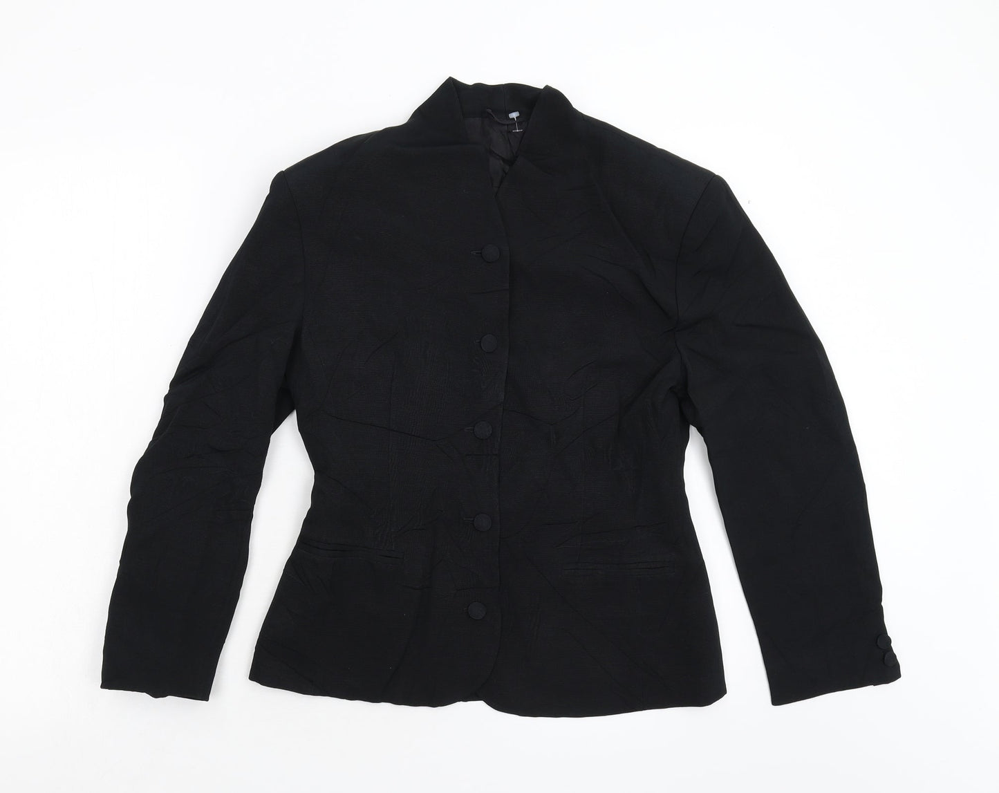 Womens UK Size S Preworn Regular Black Blazer