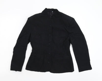 Womens UK Size S Preworn Regular Black Blazer