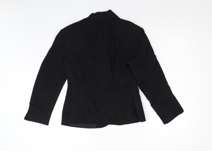 Womens UK Size S Preworn Regular Black Blazer