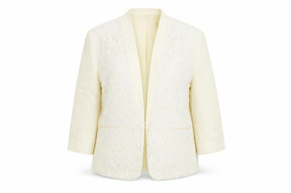 Womens UK Size 14 Bonmarché Regular Yellow Blazer