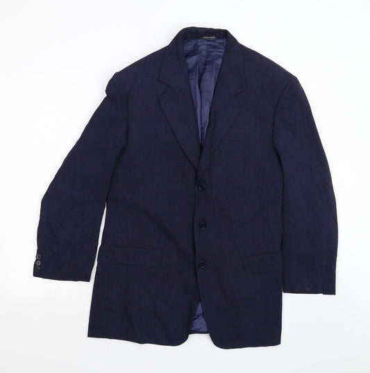 Principe Mens Blue   Jacket Suit Jacket Size 40