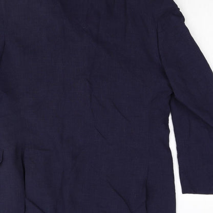 Principe Mens Blue   Jacket Suit Jacket Size 40