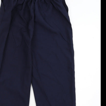 Womens UK Size 16 Preworn Regular Fit  Blue Trousers