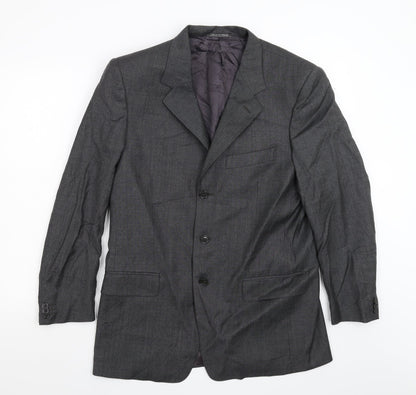Mauro Vicariotto Mens Grey   Jacket Suit Jacket Size 40