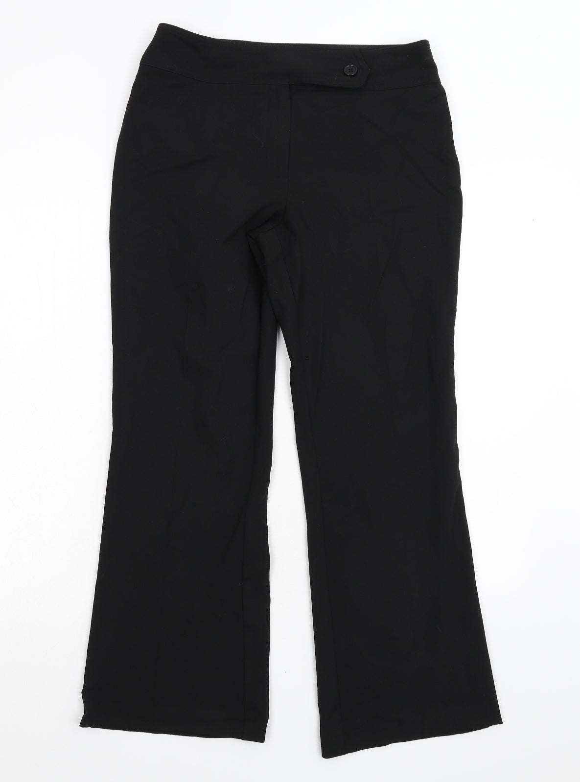 Womens UK Size 10 The Collection Regular Fit  Black Trousers