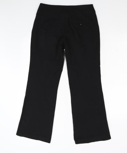Womens UK Size 10 The Collection Regular Fit  Black Trousers
