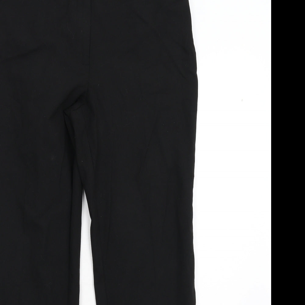 Womens UK Size 10 The Collection Regular Fit  Black Trousers